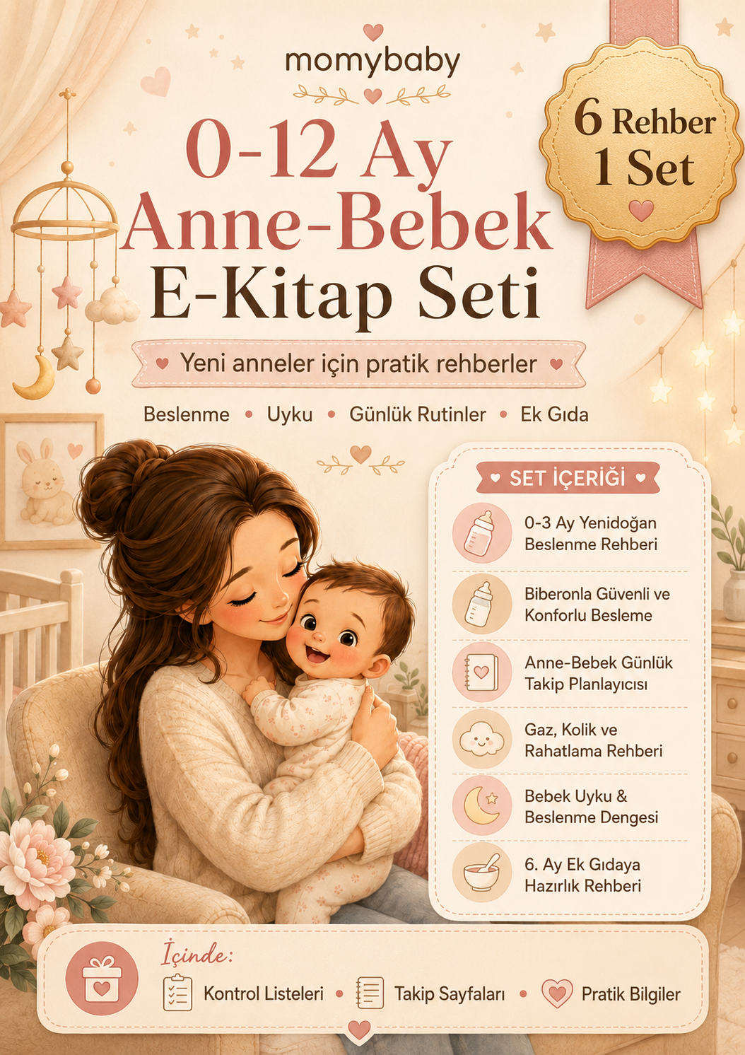 "Modern Ebeveynin Rehberi: Bebekle Geçen İlk 12 Ay" ( E-Kitap )