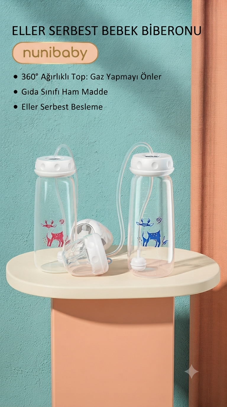Momybaby Eller Serbest Bebek Biberonu